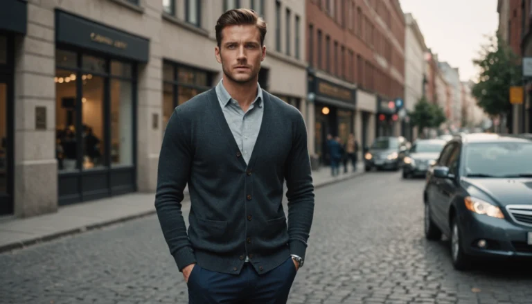 style cardigan homme