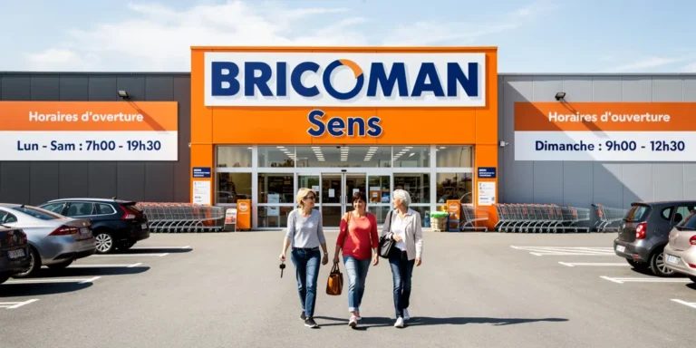 horaires bricoman sens