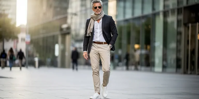 look homme 50 ans sport chic