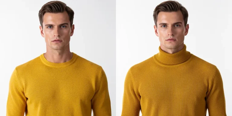 pull jaune moutarde homme