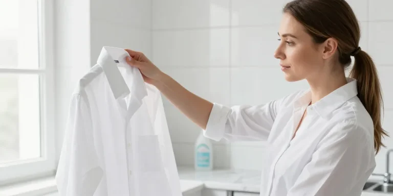 blanchir chemise blanche javel