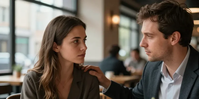 toucher l'épaule d'une femme signification