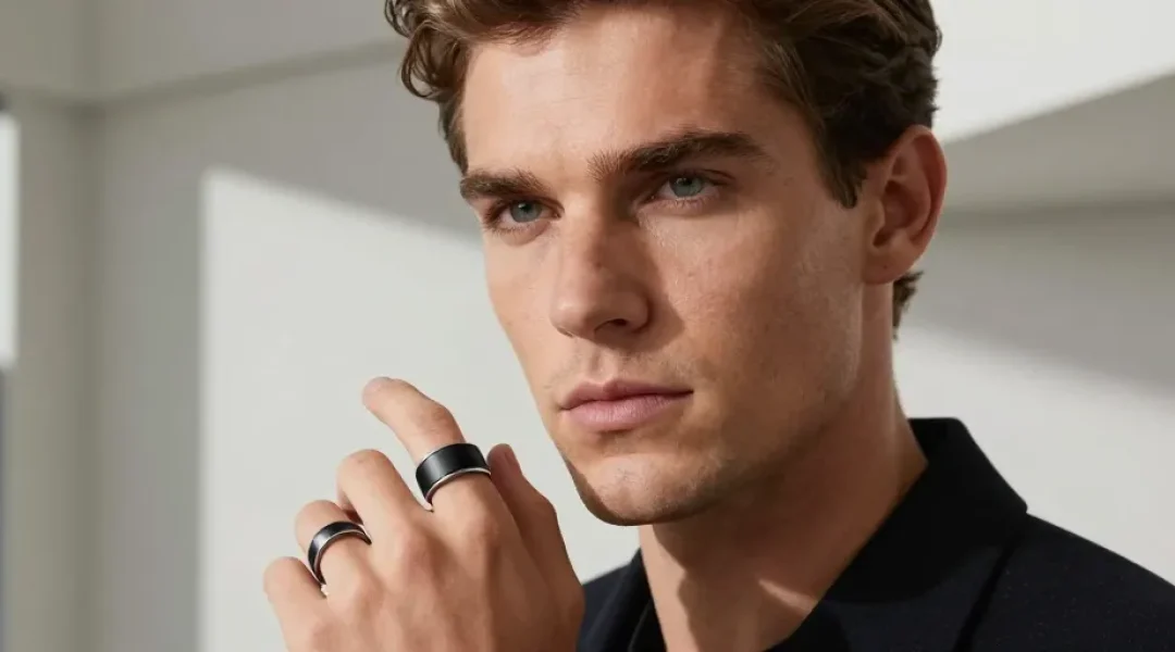 bague homme 2 doigts