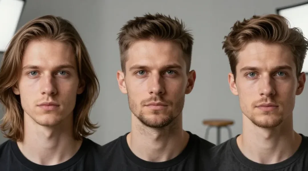 cheveux long ou court homme