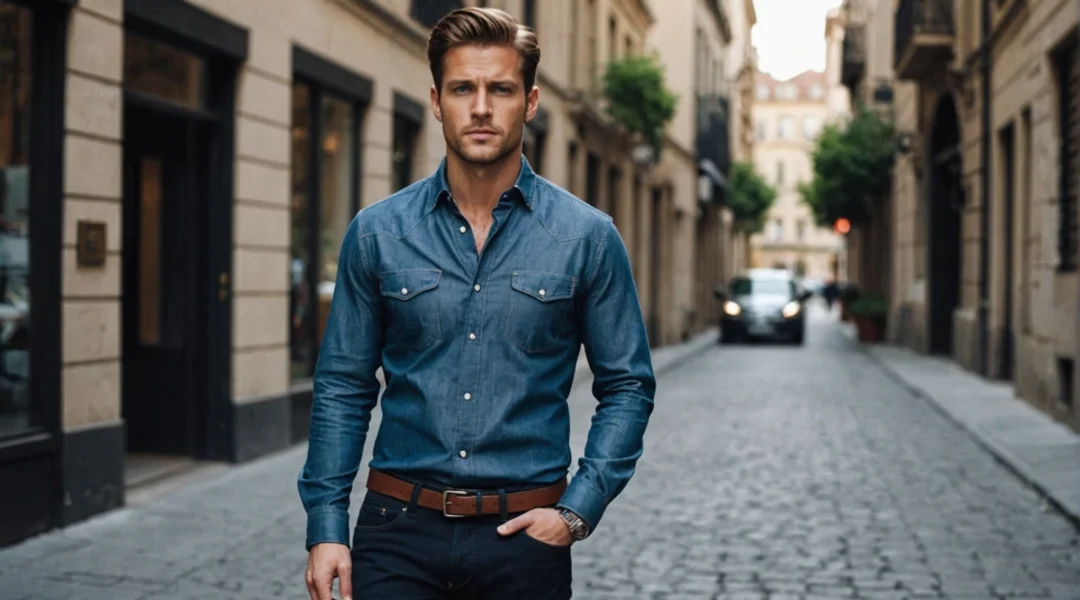 Conseils_de_Style_:_Comment_Porter_la_Chemise_en_Jean_pour_Hommes