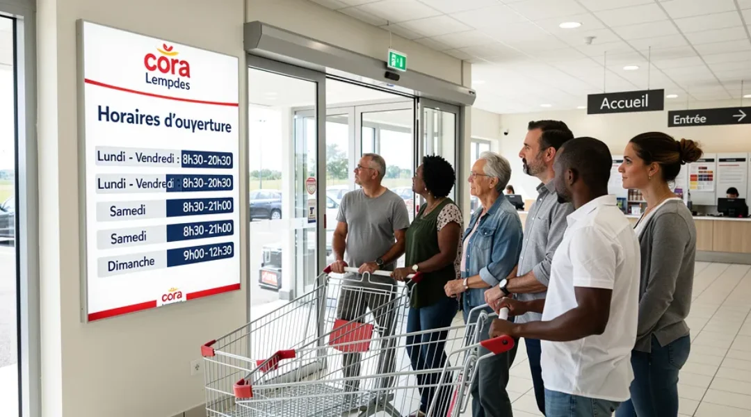 horaires cora lempdes
