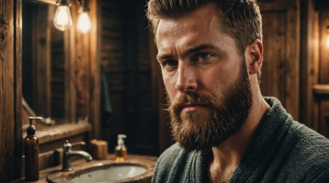 huile de ricin sur barbe