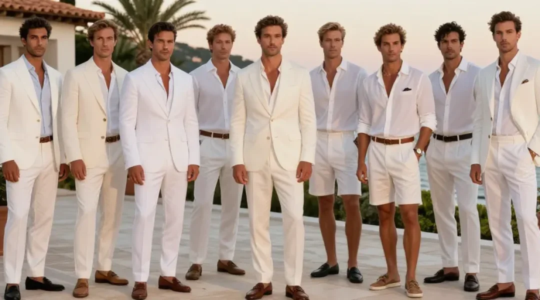 tenue soiree blanche homme