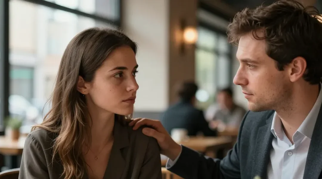 toucher l'épaule d'une femme signification